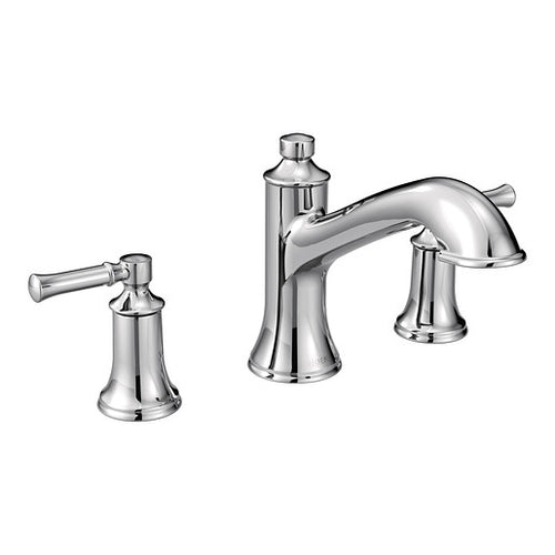 Moen Dartmoor Chrome Two-Handle High Arc Roman Tub Faucet