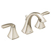 Moen Voss Chrome Two-Handle High Arc Bathroom Faucet