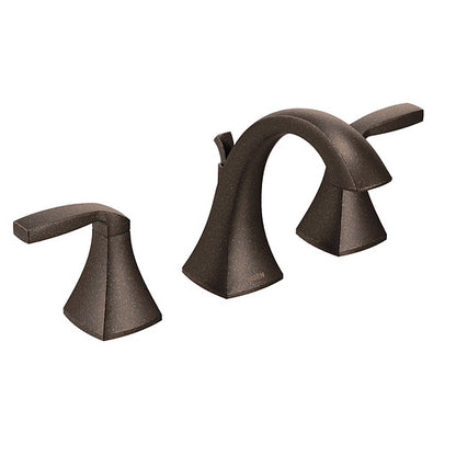 Moen Voss Chrome Two-Handle High Arc Bathroom Faucet