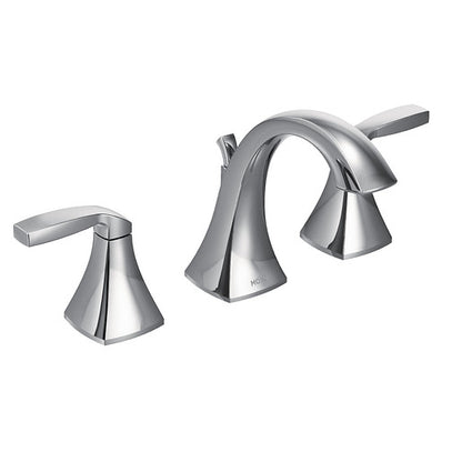 Moen Voss Chrome Two-Handle High Arc Bathroom Faucet