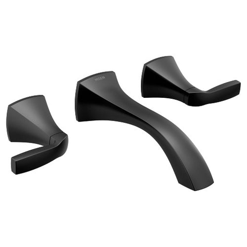 Moen Voss Chrome Two-Handle Wall Mount Bathroom Faucet