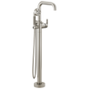Brizo Litze Single-Handle Freestanding Tub Filler - Less Handle - Complete Kit - Brilliance® Luxe Nickel®