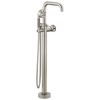 Brizo Litze Single-Handle Freestanding Tub Filler - Less Handle - Complete Kit - Brilliance® Luxe Nickel®