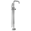 Litze Single-Handle Freestanding Tub Filler - Less Handle - Polished Chrome
