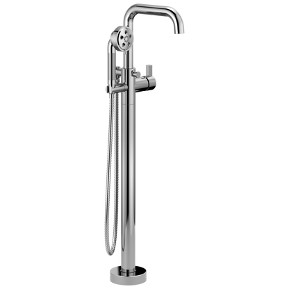 Brizo Litze Single-Handle Freestanding Tub Filler - Less Handle - Complete Kit - Polished Chrome