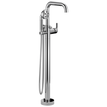 Brizo Litze Single-Handle Freestanding Tub Filler - Less Handle - Complete Kit - Polished Chrome