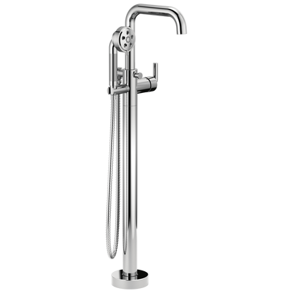 Brizo Litze Single-Handle Freestanding Tub Filler - Less Handle - Complete Kit - Polished Chrome