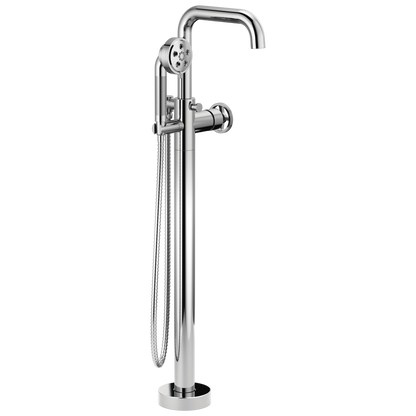 Brizo Litze Single-Handle Freestanding Tub Filler - Less Handle - Complete Kit - Polished Chrome
