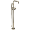 Brizo Litze Single-Handle Freestanding Tub Filler - Less Handle - Complete Kit - Brilliance® Polished Nickel