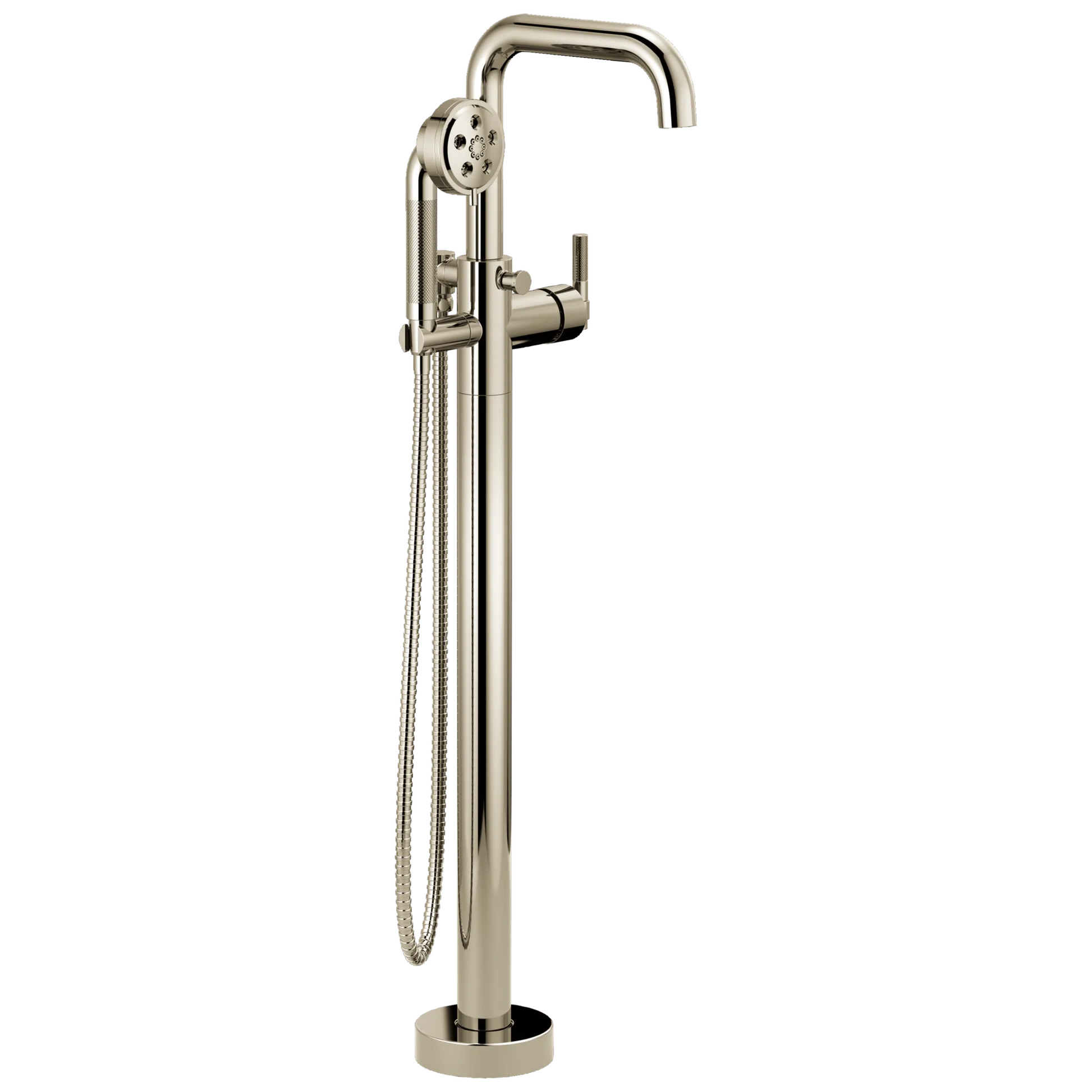 Brizo Litze Single-Handle Freestanding Tub Filler - Less Handle - Complete Kit - Brilliance® Polished Nickel