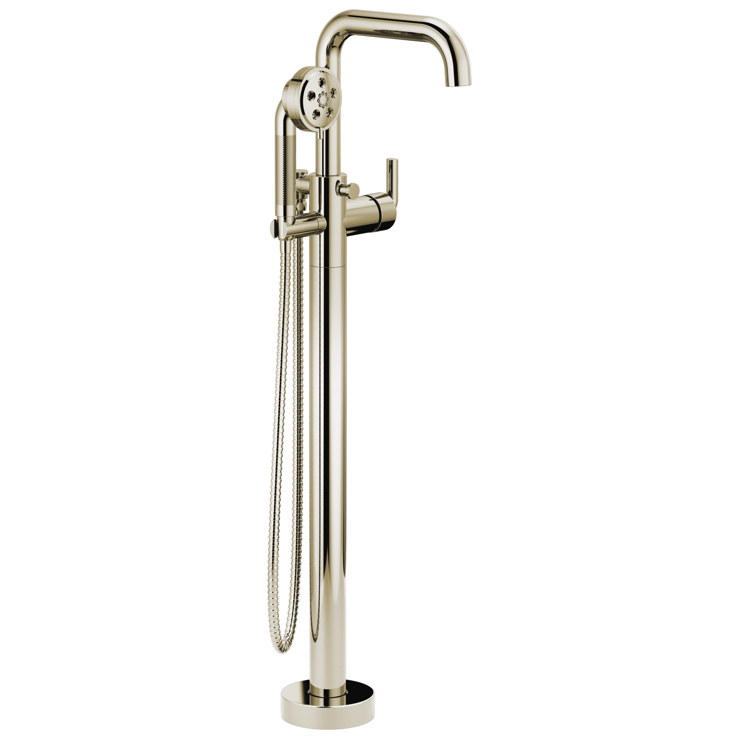 Brizo Litze Single-Handle Freestanding Tub Filler - Less Handle - Complete Kit - Brilliance® Polished Nickel