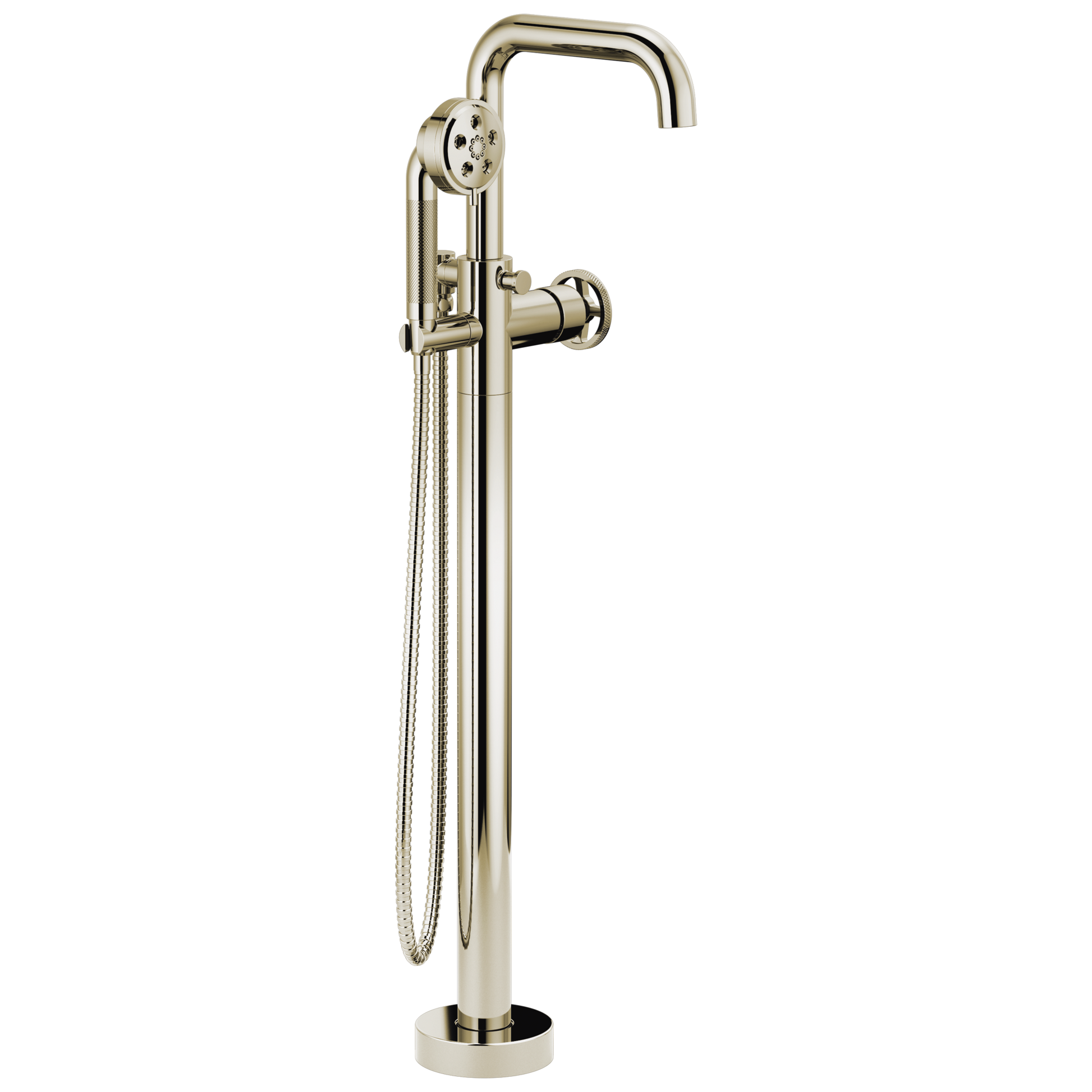Brizo Litze Single-Handle Freestanding Tub Filler - Less Handle - Complete Kit - Brilliance® Polished Nickel