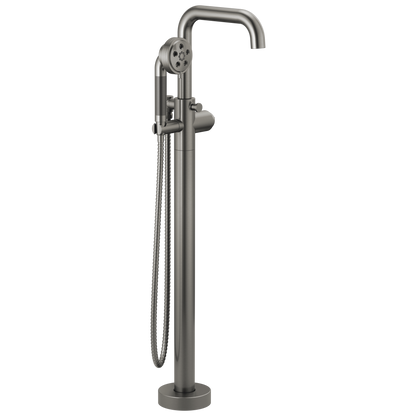 Litze Single-Handle Freestanding Tub Filler - Less Handle - Brilliance® Luxe Steel®