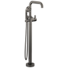 Brizo Litze Single-Handle Freestanding Tub Filler - Less Handle - Complete Kit - Brilliance® Luxe Steel®