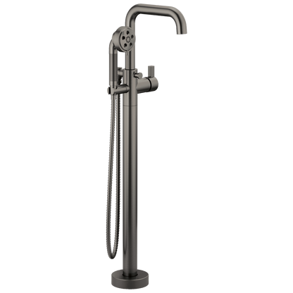 Brizo Litze Single-Handle Freestanding Tub Filler - Less Handle - Complete Kit - Brilliance® Luxe Steel®