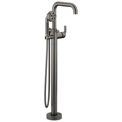 Brizo Litze Single-Handle Freestanding Tub Filler - Less Handle - Complete Kit - Brilliance® Luxe Steel®