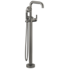 Brizo Litze Single-Handle Freestanding Tub Filler - Less Handle - Complete Kit - Brilliance® Luxe Steel®