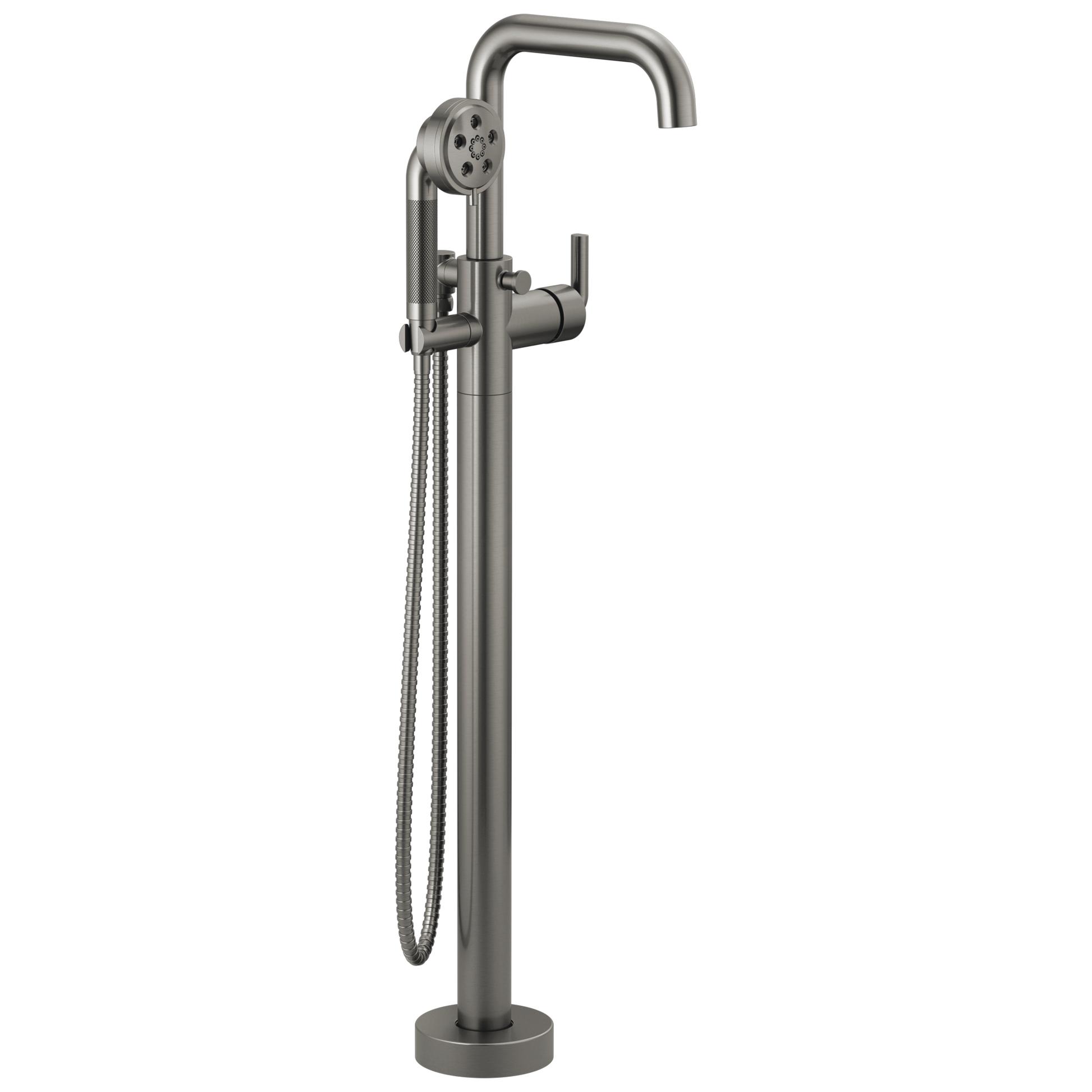 Brizo Litze Single-Handle Freestanding Tub Filler - Less Handle - Complete Kit - Brilliance® Luxe Steel®