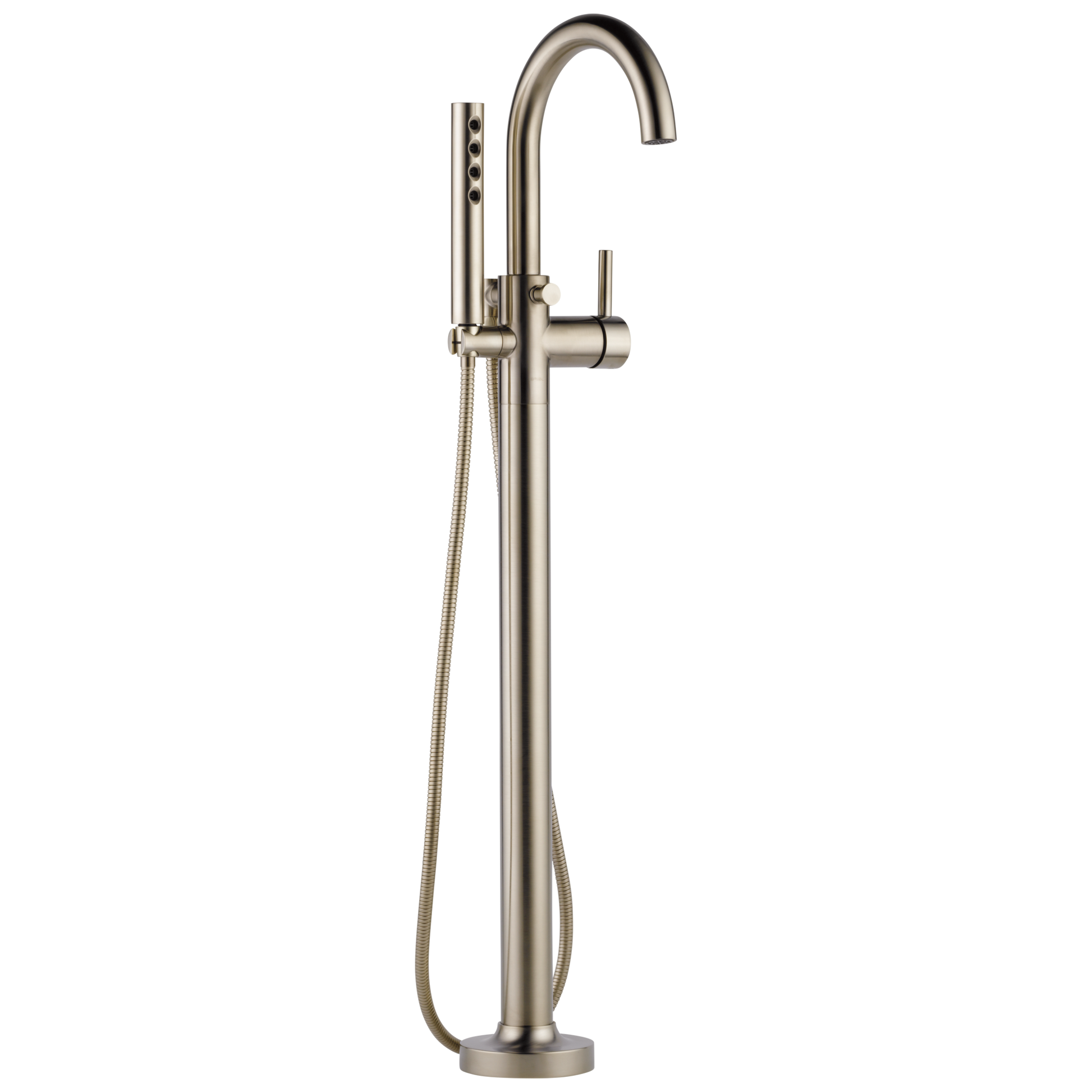 Odin Single-Handle Freestanding Tub Filler - Brilliance® Brushed Nickel