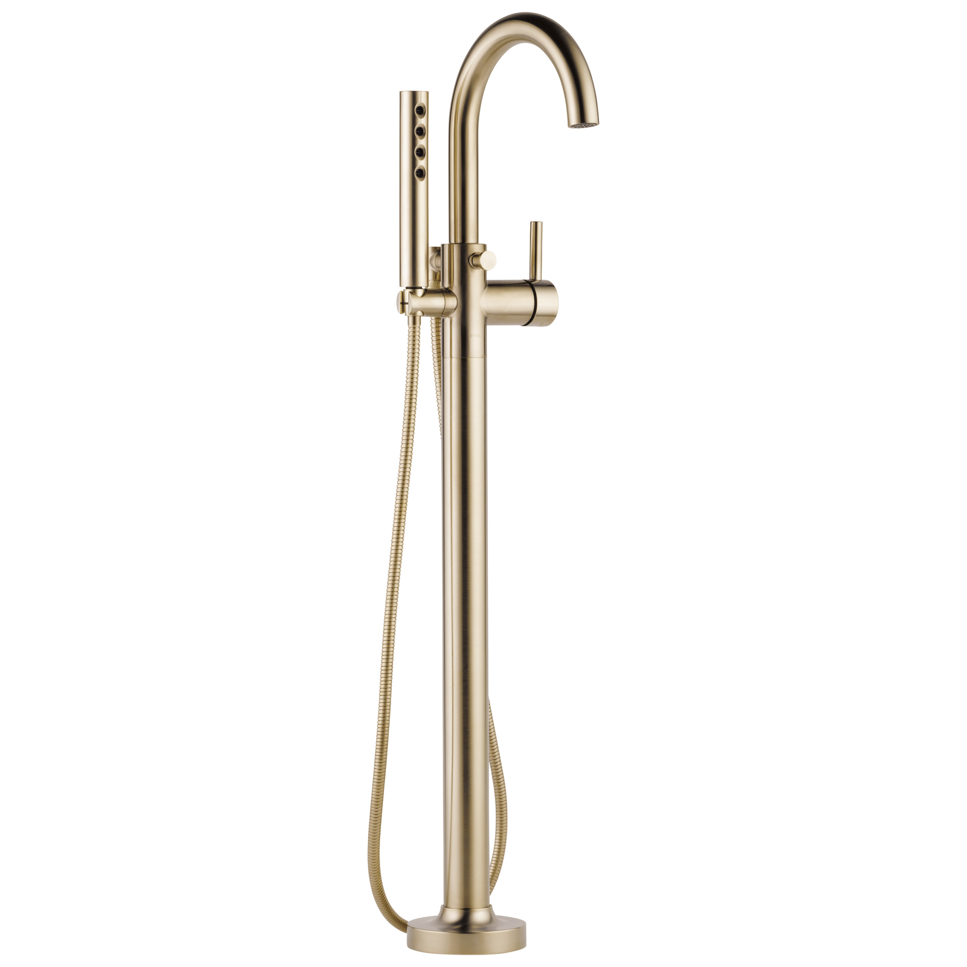 Odin Single-Handle Freestanding Tub Filler - Brilliance® Luxe Gold®