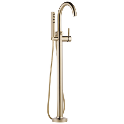 Odin Single-Handle Freestanding Tub Filler - Brilliance® Luxe Gold®