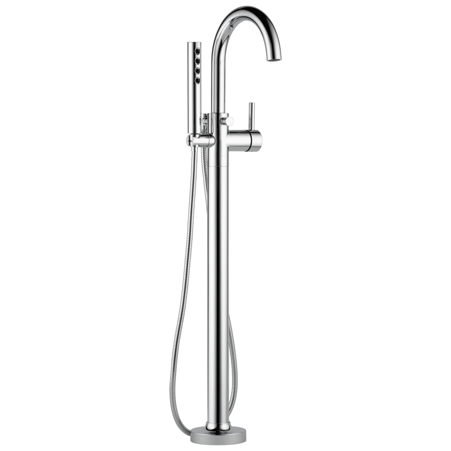 Odin Single-Handle Freestanding Tub Filler - Polished Chrome