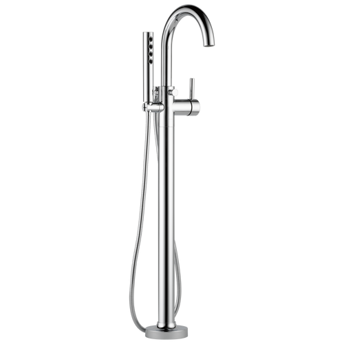 Odin Single-Handle Freestanding Tub Filler - Polished Chrome