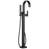 Siderna Single-Handle Freestanding Tub Filler - Matte Black