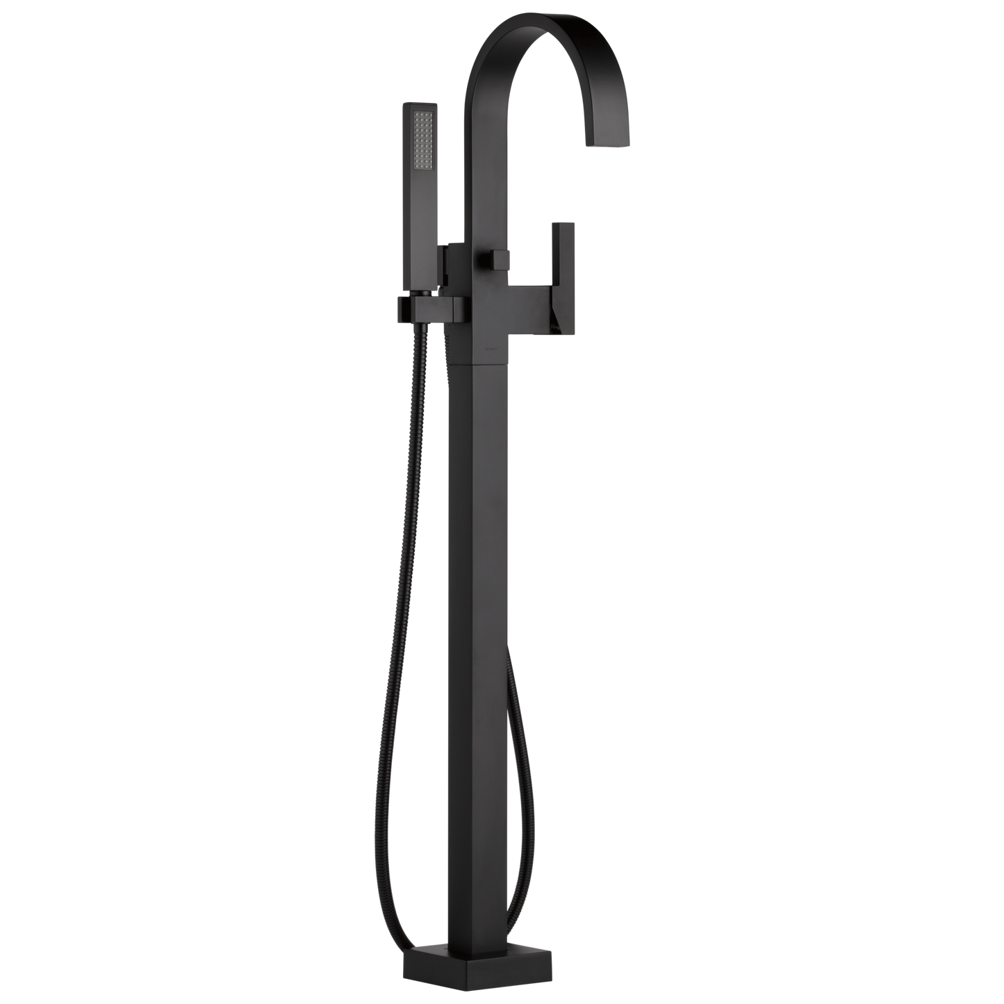 Siderna Single-Handle Freestanding Tub Filler - Matte Black