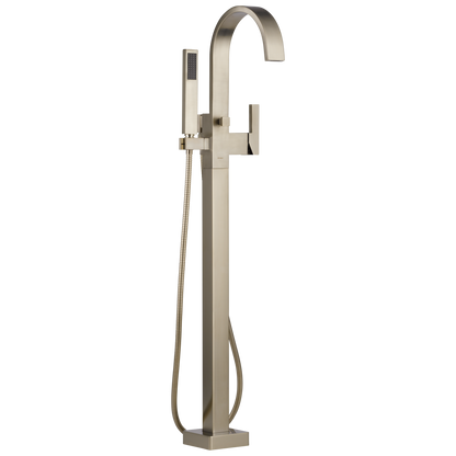 Siderna Single-Handle Freestanding Tub Filler - Brilliance® Brushed Nickel
