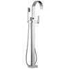Siderna Single-Handle Freestanding Tub Filler - Polished Chrome