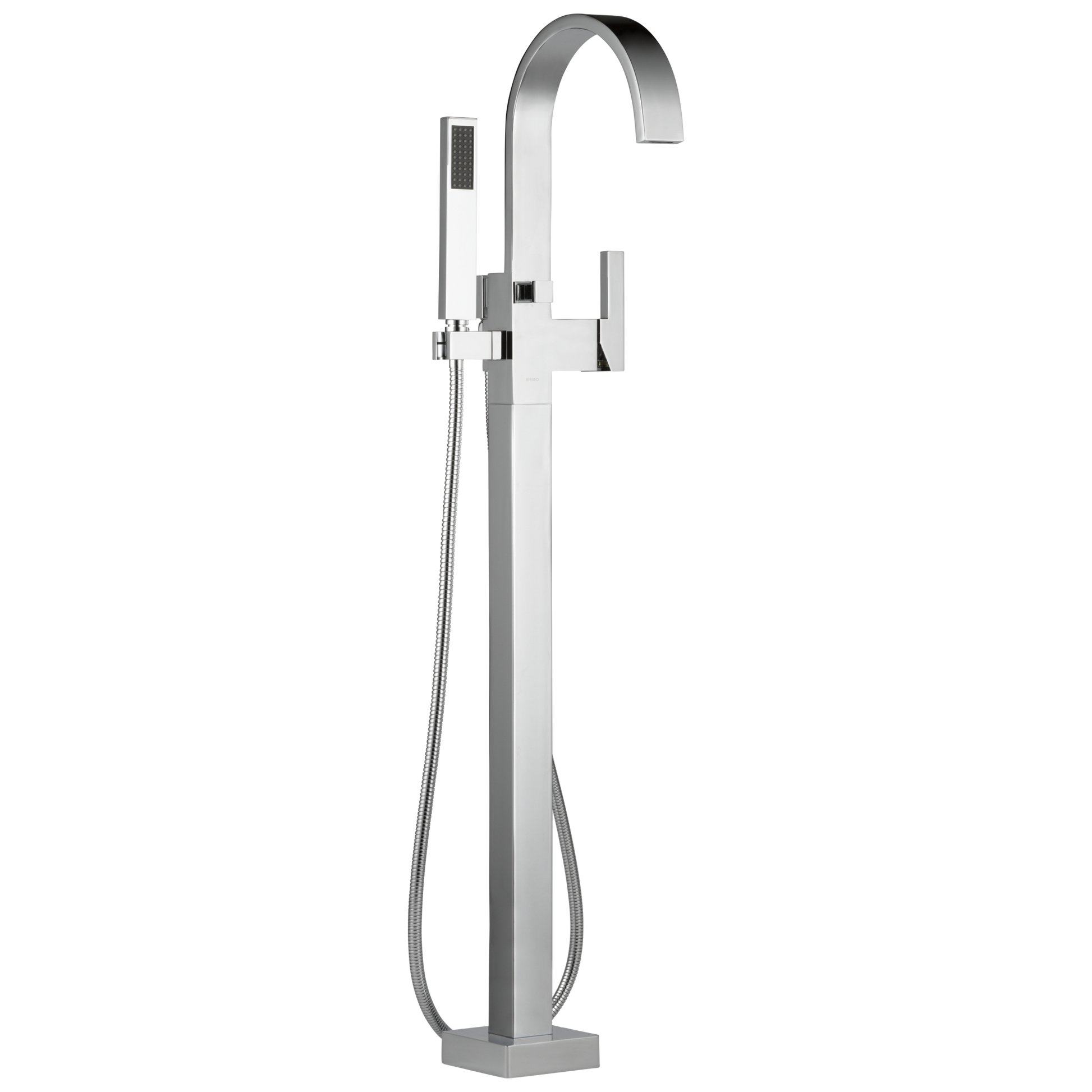 Siderna Single-Handle Freestanding Tub Filler - Polished Chrome