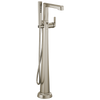 Levoir Single-Handle Floor Mount Tub Filler - Brilliance® Luxe Nickel®
