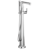 Levoir Single-Handle Floor Mount Tub Filler - Polished Chrome
