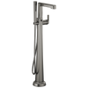 Levoir Single-Handle Floor Mount Tub Filler - Brilliance® Luxe Steel®