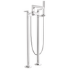 Brizo Kintsu Two-Handle Tub Filler Trim Kit With Lever Handles - Complete Kit - Polished Chrome
