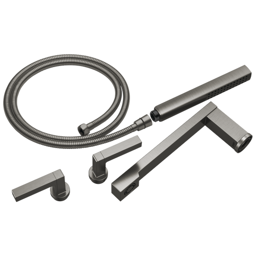 Frank Lloyd Wright Bath Collection by Brizo Two-Handle Tub Filler Trim Kit with Lever Handles - Brilliance® Luxe Steel®