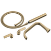 Allaria Two-Handle Tub Filler Trim Kit with Twist Lever Handles - Brilliance® Luxe Gold®