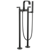 Brizo Allaria Two-Handle Tub Filler Trim Kit with Lever Handles - Complete Kit - Matte Black