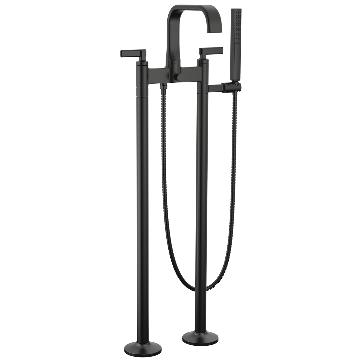 Brizo Allaria Two-Handle Tub Filler Trim Kit with Lever Handles - Complete Kit - Matte Black