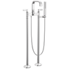 Brizo Allaria Two-Handle Tub Filler Trim Kit with Lever Handles - Complete Kit - Polished Chrome