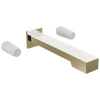 Frank Lloyd Wright Bath Collection by Brizo Two-Handle Wall Mount Tub Filler - Less Handles - Brilliance® Polished Nickel