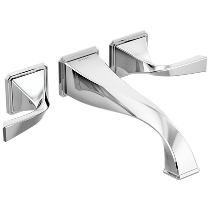Virage Two-Handle Wall Mount Tub Filler - Polished Chrome