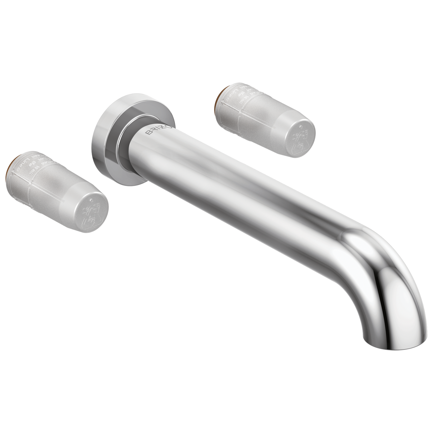 Litze Two-Handle Wall Mount Tub Filler - Less Handles lifestyle