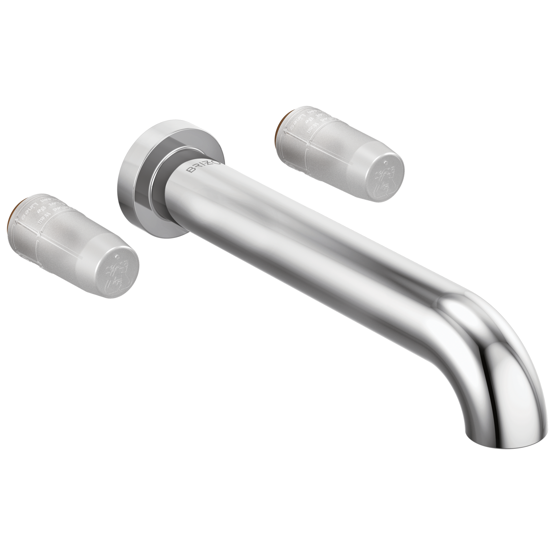 Litze Two-Handle Wall Mount Tub Filler - Less Handles lifestyle