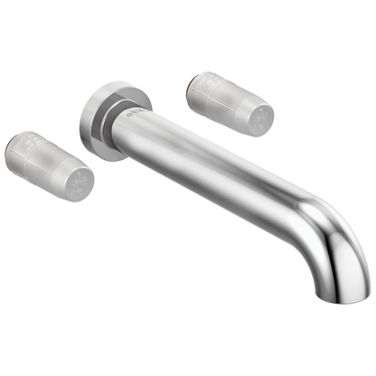 Litze Two-Handle Wall Mount Tub Filler - Less Handles lifestyle