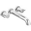 Brizo Litze Two-Handle Wall Mount Tub Filler - Less Handles - Complete Kit - Polished Chrome