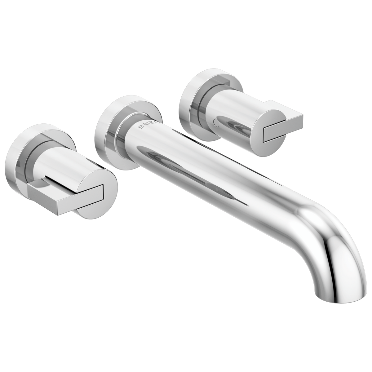 Brizo Litze Two-Handle Wall Mount Tub Filler - Less Handles - Complete Kit - Polished Chrome