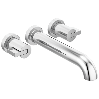 Brizo Litze Two-Handle Wall Mount Tub Filler - Less Handles - Complete Kit - Polished Chrome