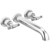Brizo Litze Two-Handle Wall Mount Tub Filler - Less Handles - Complete Kit - Polished Chrome